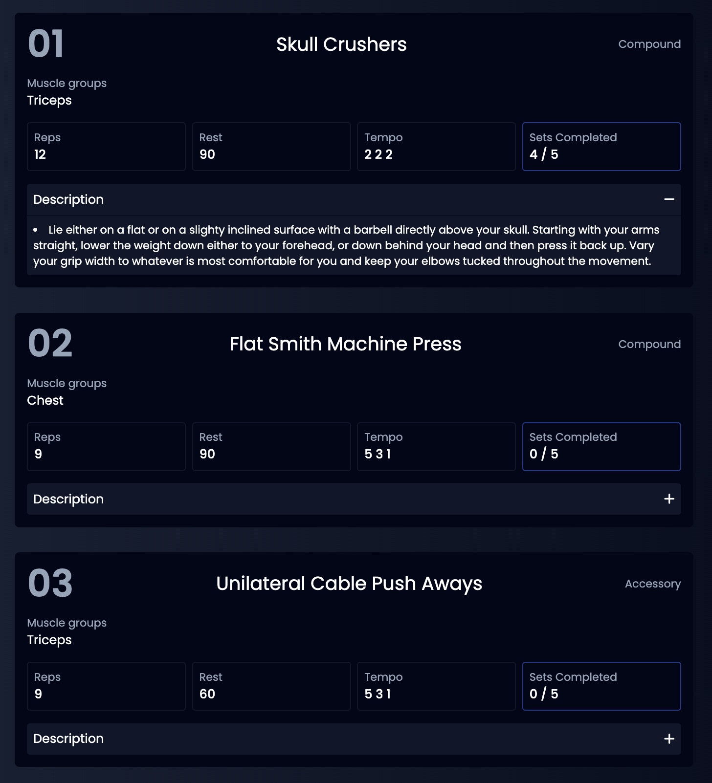 a smartphone showing a personalized training plan